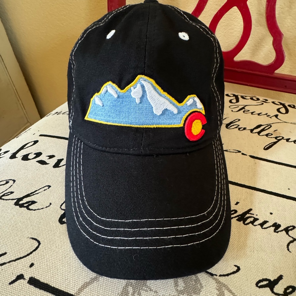 Aksels Colorado Mountains Baseball Adjustable Hat Cap EUC